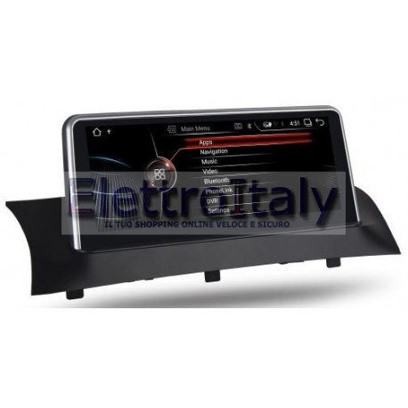 Navigatore BMW X3 X4 CiC 10 pollici Android GPS Multimediale