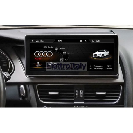 Navigatore Android GPS AUDI A4 Multimediale