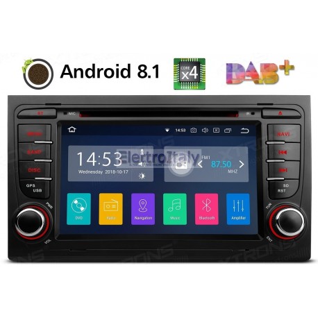 Autoradio Navigatore Audi A4 Multimediale Android 8.1 Quadcore