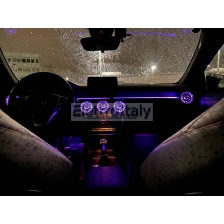 Kit Illuminazione Ambient interno Mercedes Classe A B GLA CLA RGB con APP