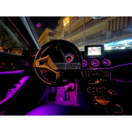 Kit Illuminazione Ambient interno Mercedes Classe CLA GLA A B RGB con APP