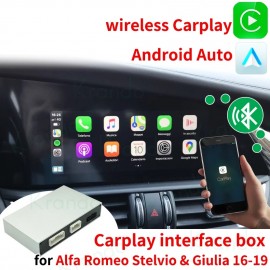 Interfaccia Carplay e Android auto e telecaemra per Alfa Stelvio Giulia