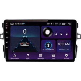 Autoradio Navigatore Toyota Auris Android Carplay
