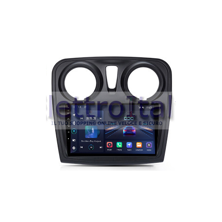 Cartablet Navigatore Dacia Sandero Multimediale Android Carplay