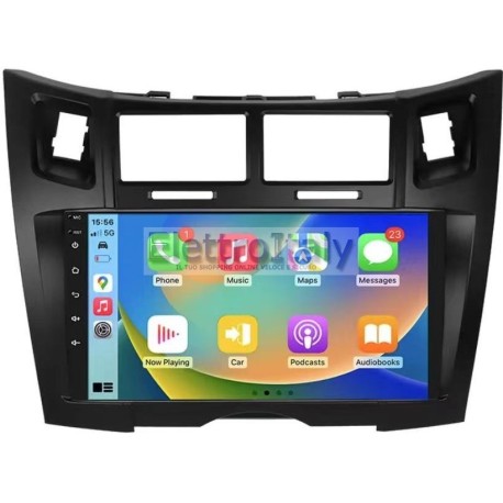 Cartablet Navigatore Toyota Yaris 2007 2011 Android Multimediale